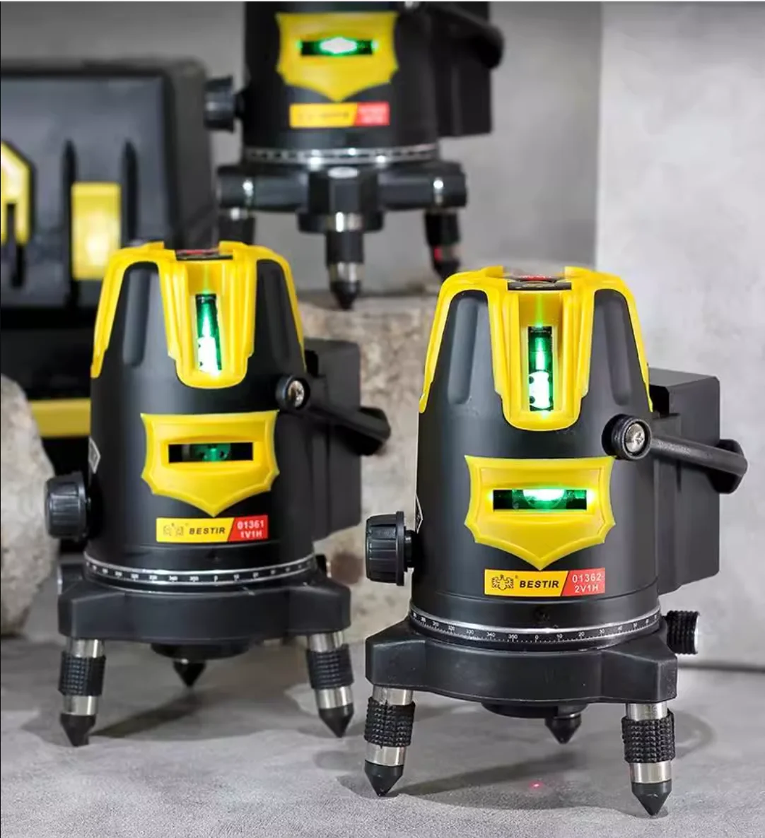 

Инструмент BESTIR, литиевая батарея 1V1H9 (2 линии) 2V1H (3 линии) 4V1H (5 линий), светодиодный зеленый свет, лазерный уровень, электрический измерительный инструмент No 01361