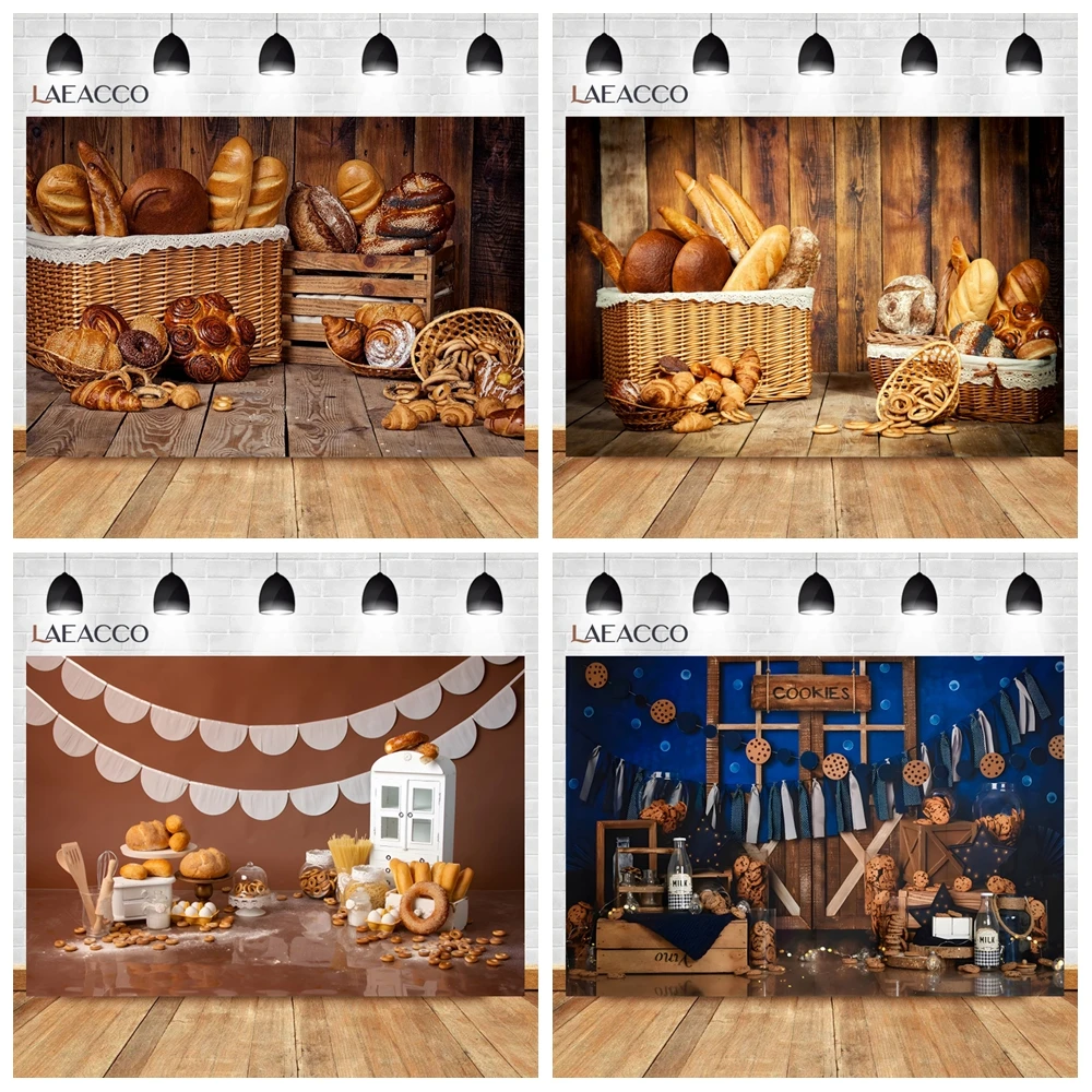 Wood Planks Backdrop Kitchen Tools Board Flowers Food Cake Portrait Party Photographic Backgrounds Photocall Photo Studio Shoot