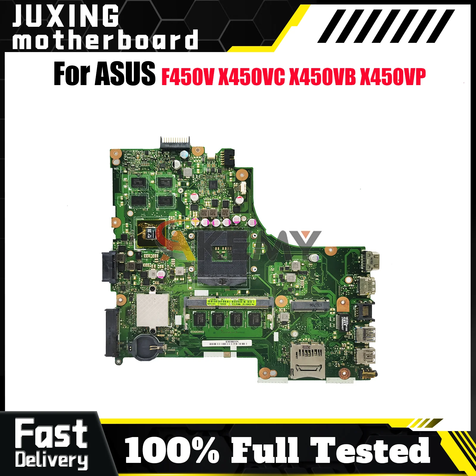 

Материнская плата для ноутбука X450VC для ASUS VivoBook X450VB X450V X450VP F450V A450V X450VC, материнская плата для ноутбука со 100% тестированием, ОК, быстрая доставка