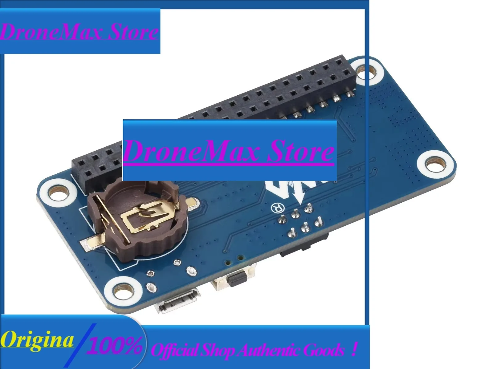 DroMaRaspberry Pi GNSS HAT: Multi-System (GPS/BDS/GLONASS/QZSS) W/ A-GNSS & Battery Backup - High Precision Positioning
