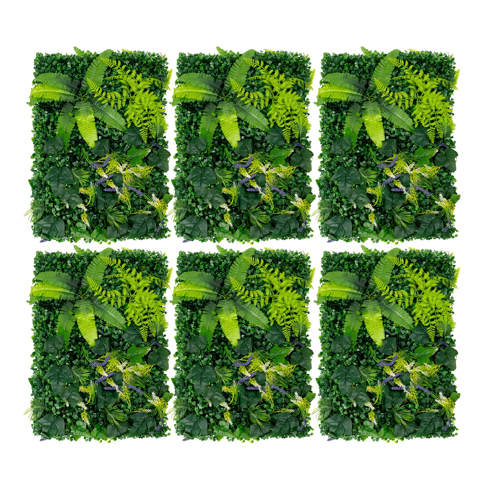 6 Stück 40*60cm Künstliche Grünwand Künstlicher Gras-Hintergrund Grüne Wände für Innen- und Außendekoration von Fenstern – Detail 8