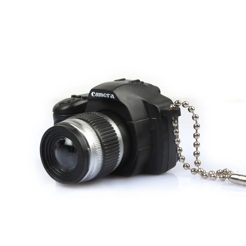 New Creative Mini Glow Baby With DSLR Camera Keychain With Flash Sound Effects Gift Toy Bag Accessories Kids Boy Gift Keychain