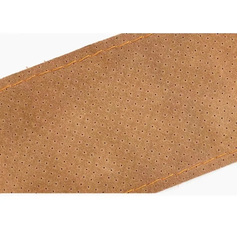 CHIZIYO Genuine Leather Steering Wheel Cover Anti-Slip 42-50cm Universal Fit for Trucks Buses Cars SUV Auto Accessories