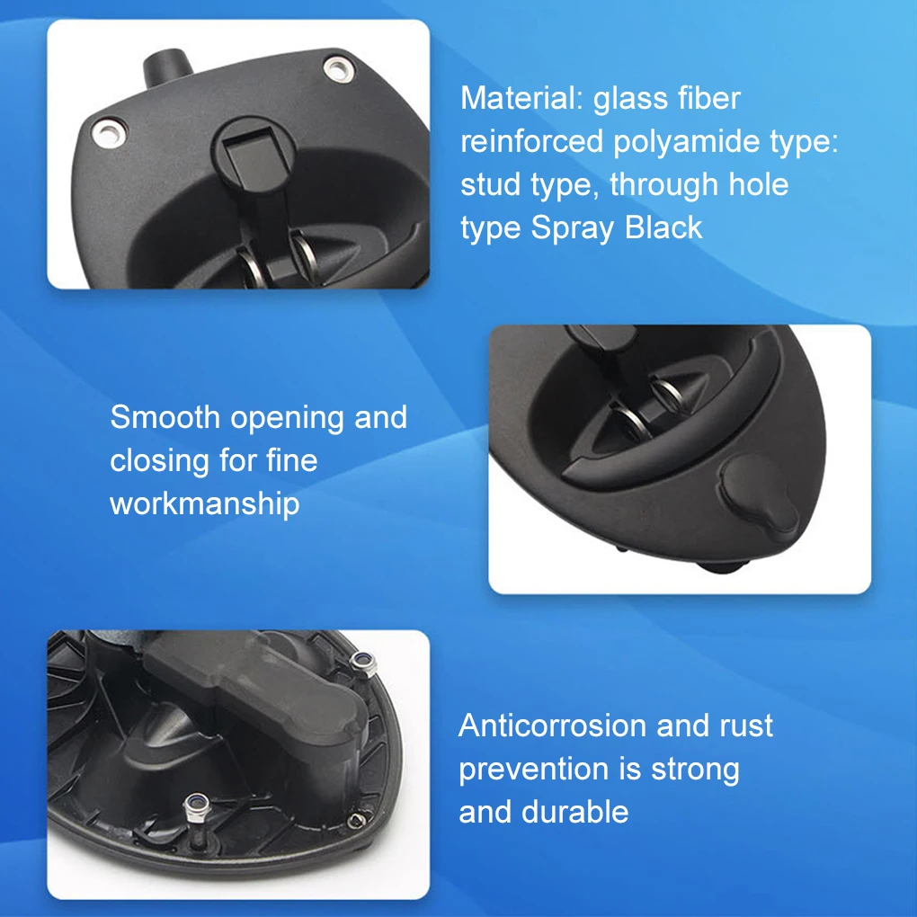 RV Entry Door Lock Camper Door Latch Easy Installation Replacement for Motorhome Cargo Hauler Toolbox Yacht Instrument Box