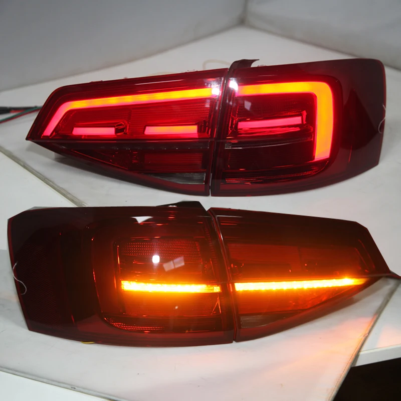 

Full LED Taillights Tail Lamps for VW New jetta 2015-2018 Flowing Turning Direction