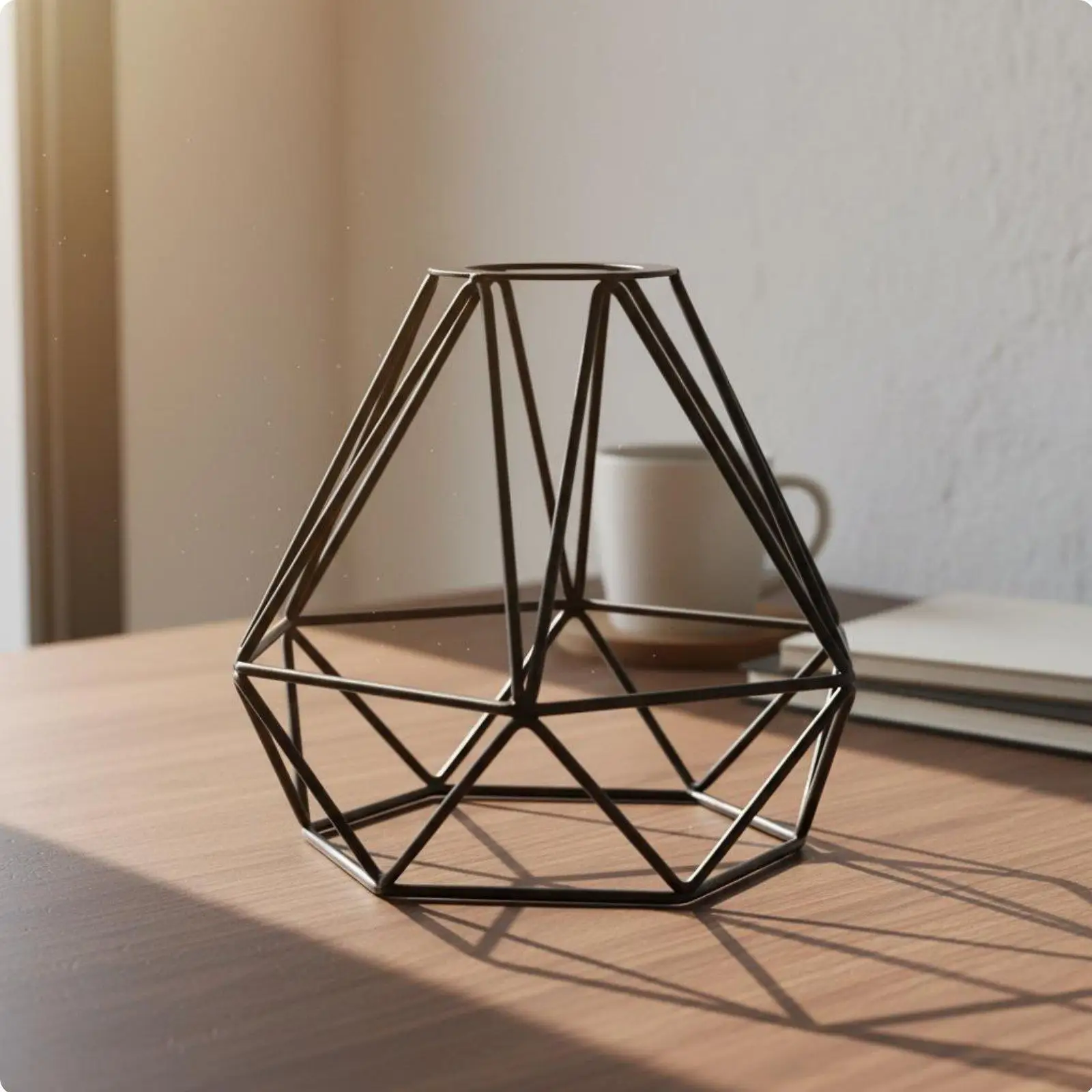 Iron Frame Cafe Pendant Shade Industrial Decor Lampshade for Home Lighting Kitchen Dining Table