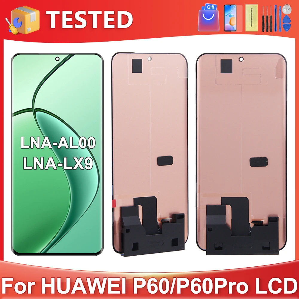 

6,67 ''для HUAWEI P60 Pro для AMOLED Huawei P60 LNA-AL00 LCD дисплей сенсорный экран дигитайзер в сборе Замена