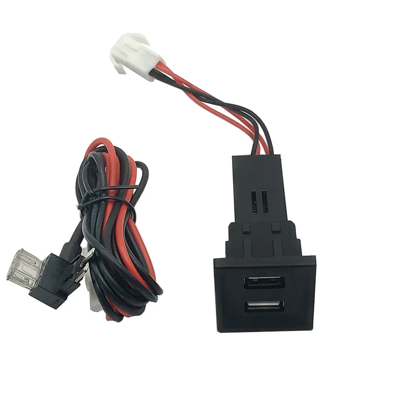 Caricatore per presa per auto Dual USB 3A 12-24V caricatore per adattatore di alimentazione per auto USB promozionale a LED per caricatore per auto