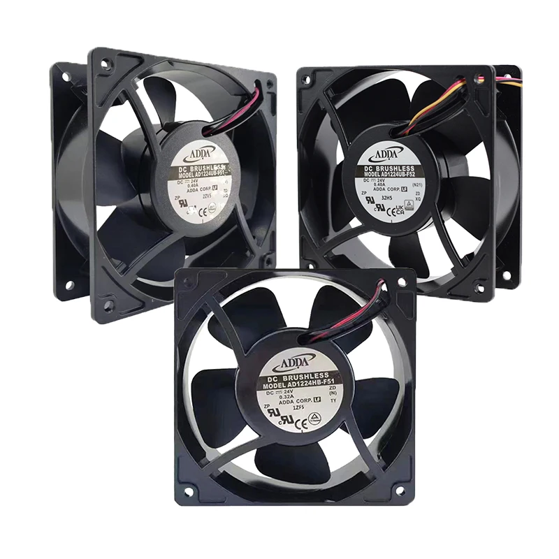 12038 DC24V 12012038mm Axial Cooling Fan AD1224UB-F51 AD1224UB-F52 AD1224HB-F51 Inverter Chassis Cabinet Ventilation Exhaust Fan