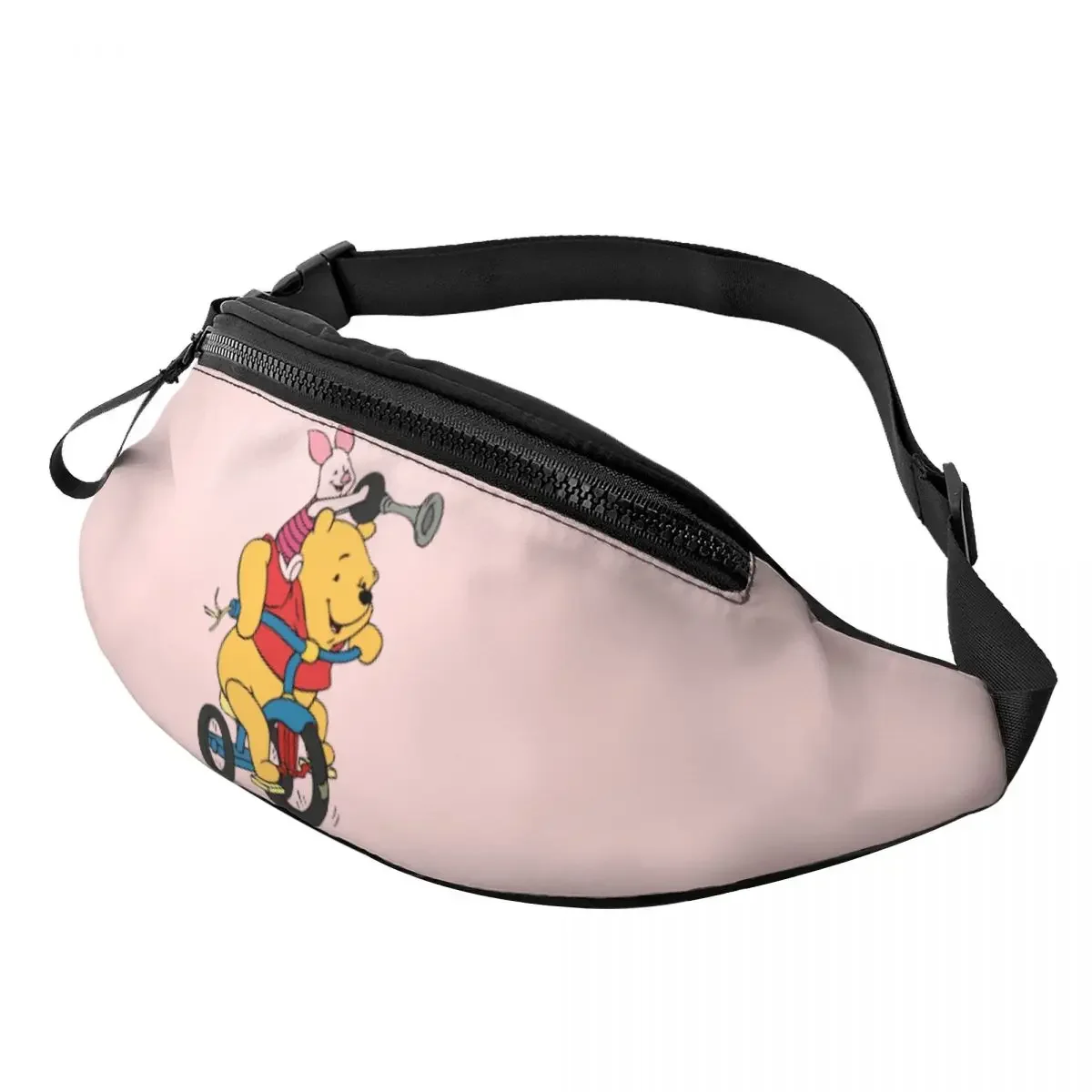 Custom My FriendsTigger Pooh   Film Fanny Bag Crossbody Waist Pack Women Men Running Phone Money Pouch