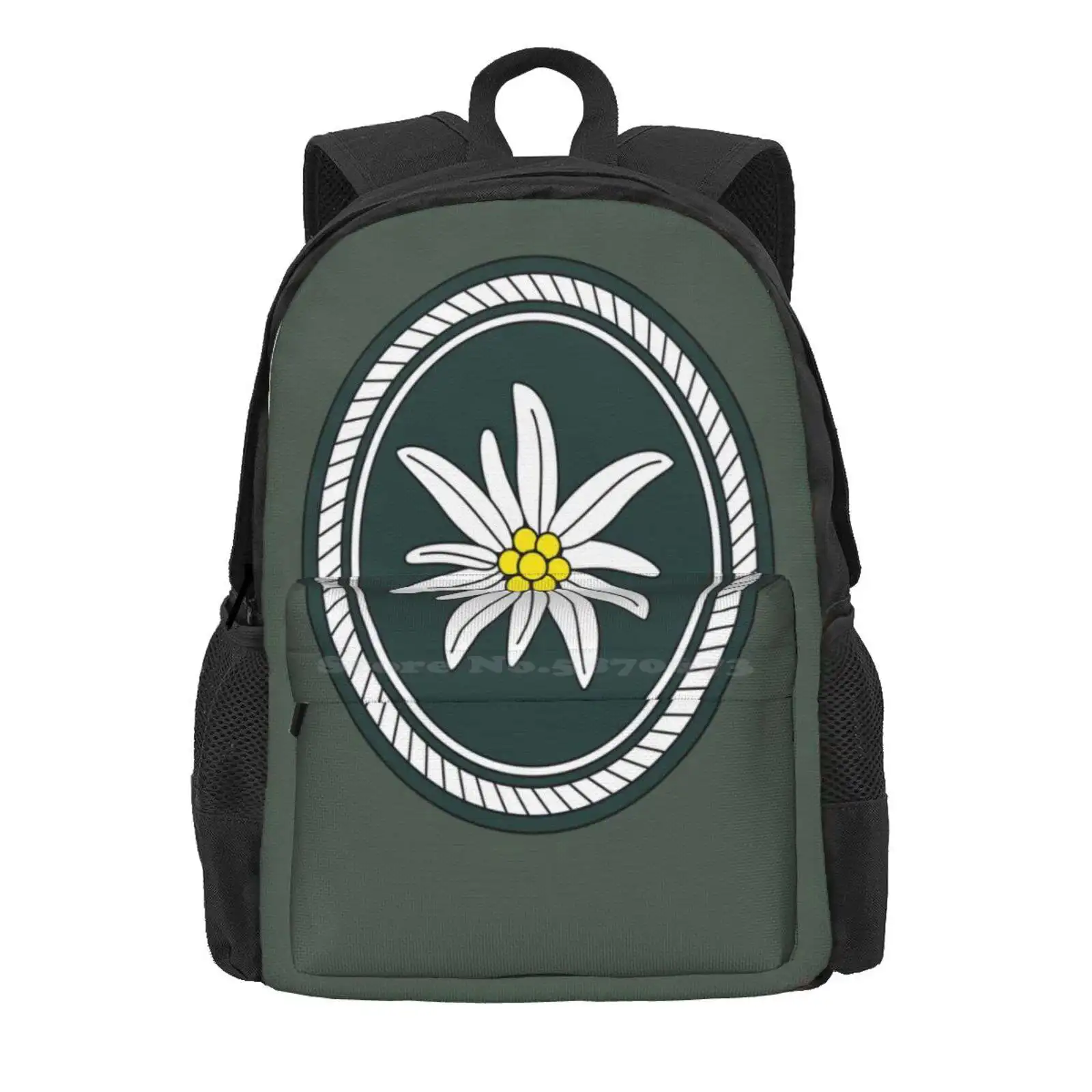 1St Mountain Division - 1. Gebirgsdivision (German Bundeswehr - Historical) Hot Sale Schoolbag Backpack Fashion Bags 1St