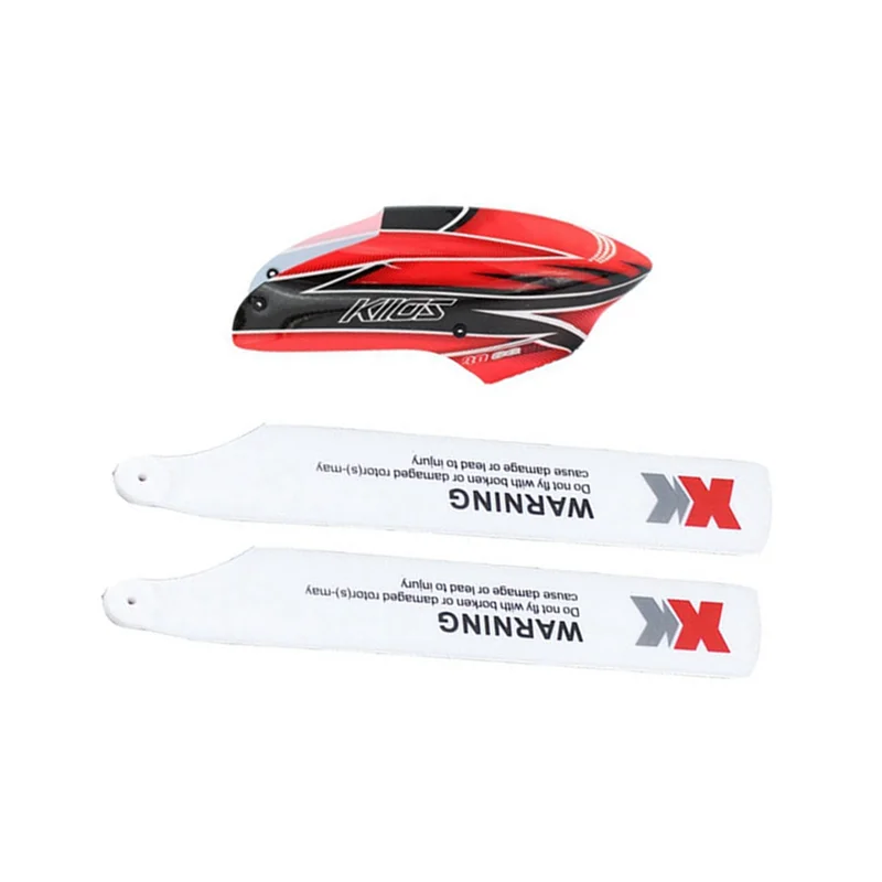 Conjunto de acessórios de helicóptero AS96-RC para peças de atualização de helicóptero Wltoys XK K110S RC