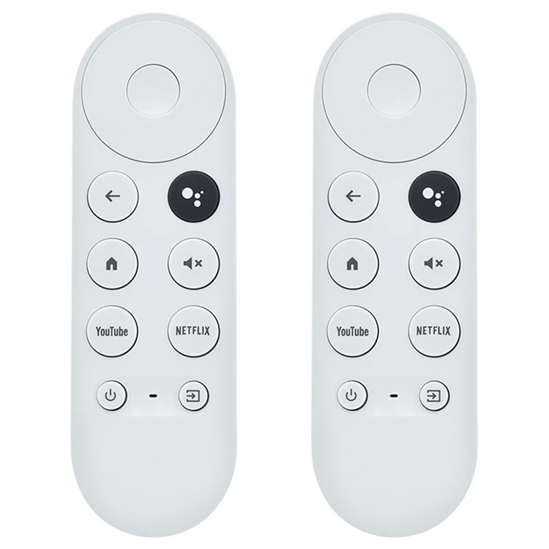 

2X New Replacement Remote Control For 2020 Google 4K Snow G9N9N Bluetooth Voice TV Remote Control