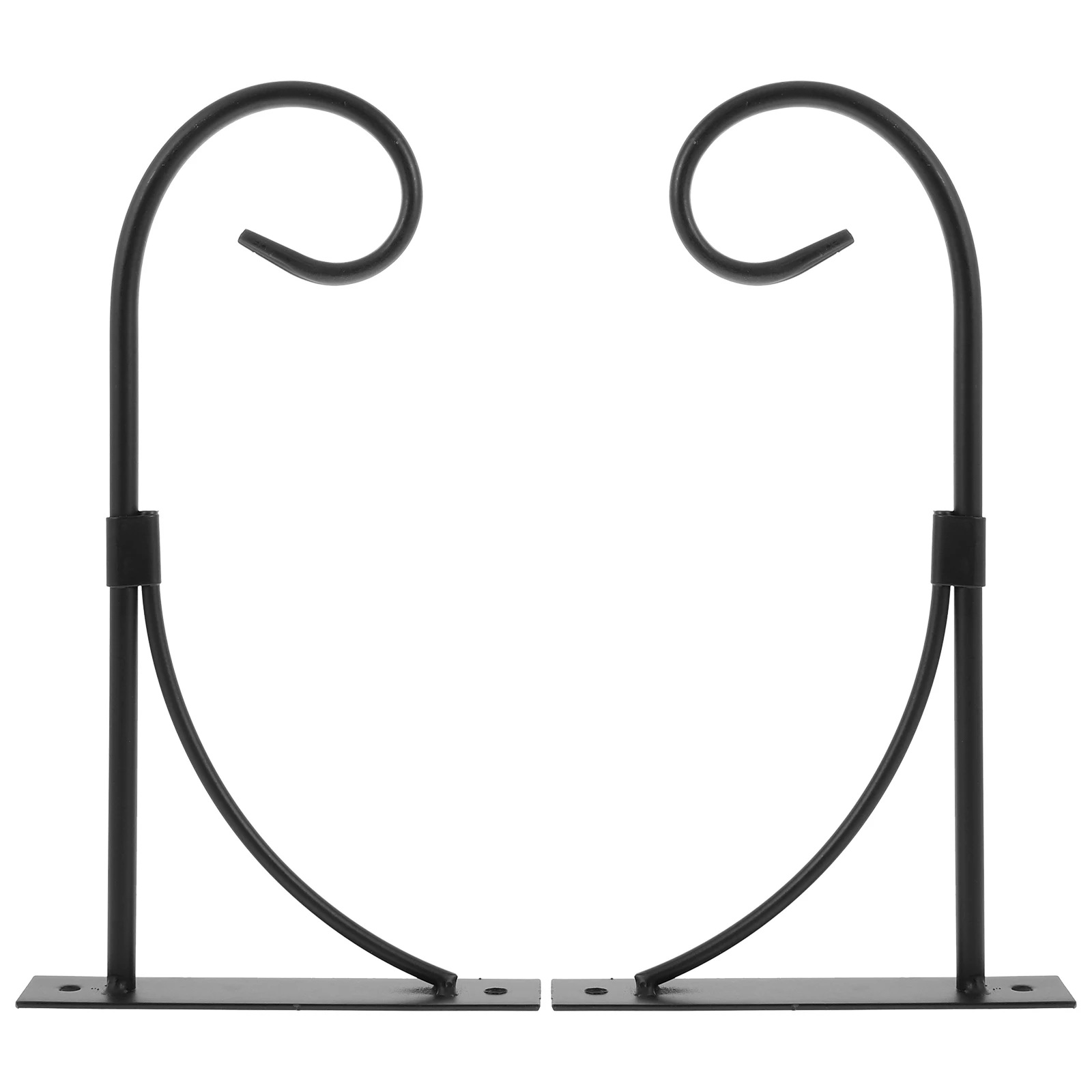 

1 set Wall-mounted Flower Pot Rack Planter Hanger Garden Balcony Decoration Outdoor Indoor Use Plant Hooks