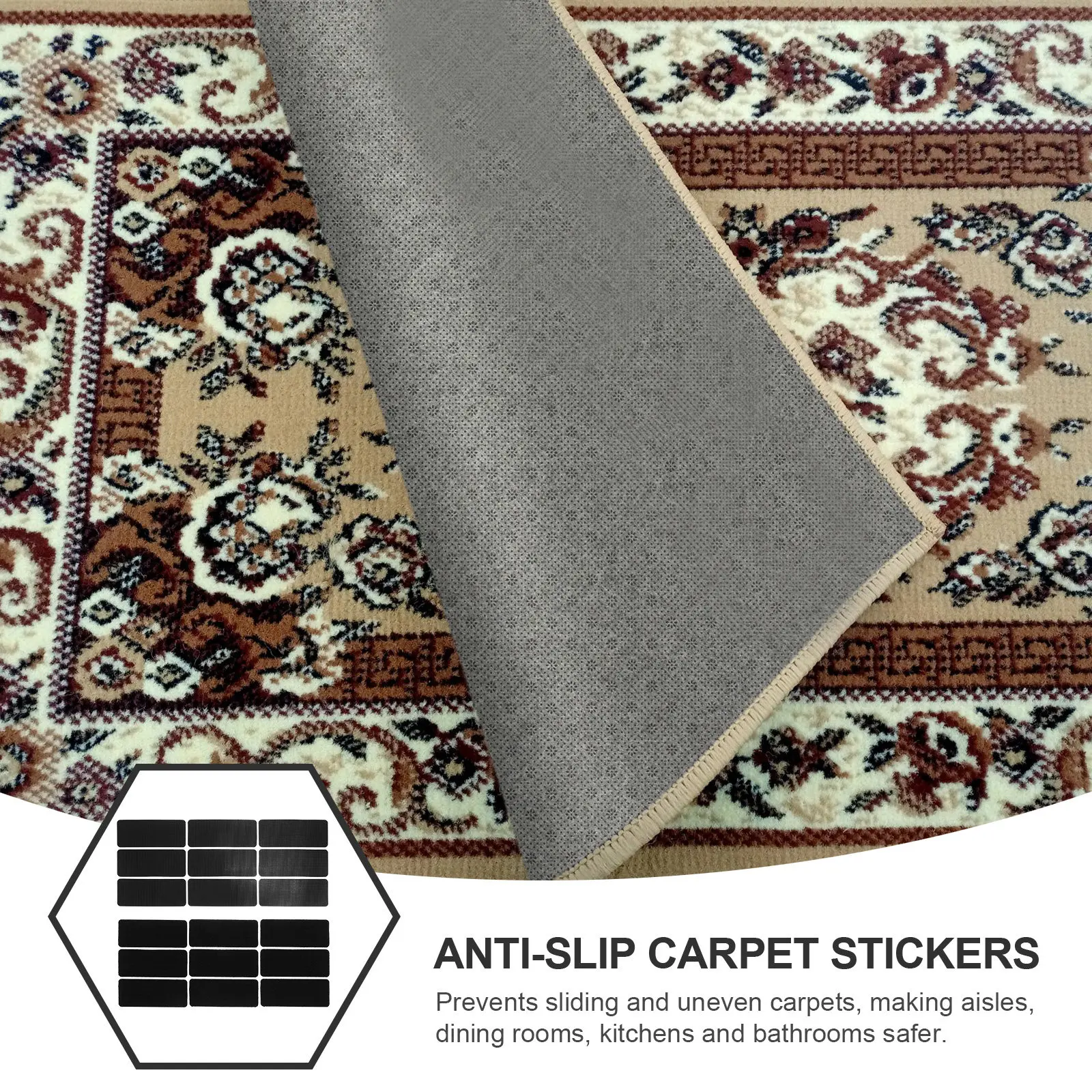 18Pairs Car Mat Carpet Gripper Stickers Anti Slip Fasteners Auto Floor Mat Holder Pads Non Skid Fixer Car Carpet Anti Skip