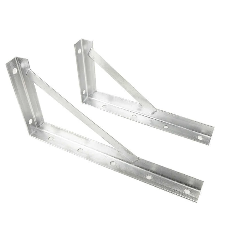 Galvanized Angle Iron Triangular Bracket With Strong Load-bearing Capacity Widened Thickened Right Angle Support Wall Partition