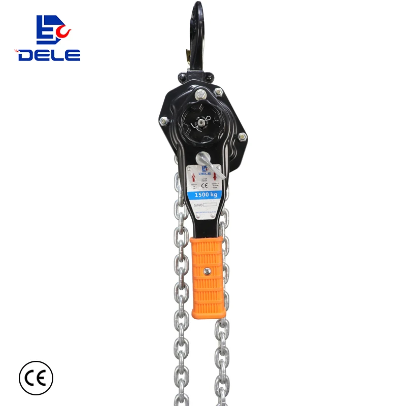 High Quality DH Type Manual Chain Hoist 6 Ton 1.5M Lever Block Chain Block Manufacturers Chain Pulley Hoist