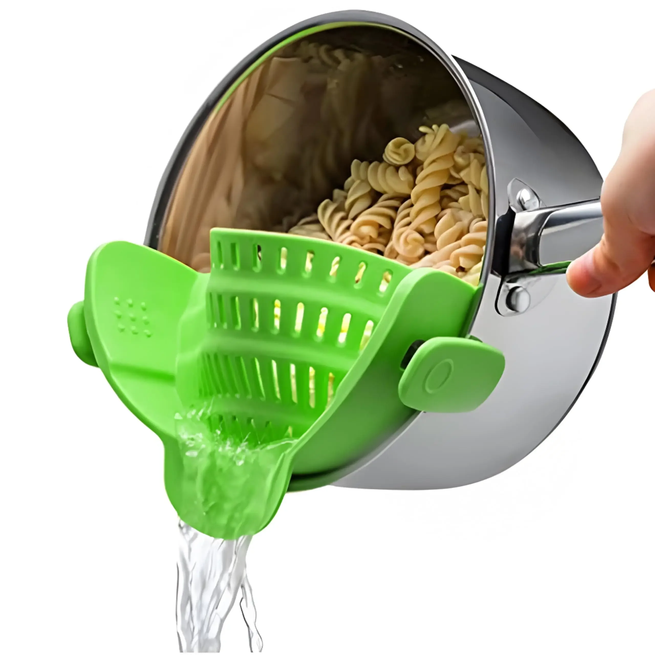 1pc, Strainer, Pot Strainer, Adjustable Clip On Strainer For Pots Pans And Bowls, Kitchen Pot Strainer