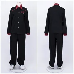 Kuroko No Basketball (Kuroko'S Basketball)  Touou High School Aomine Daiki Black Long Sleeve Jersey Cosplay Costume