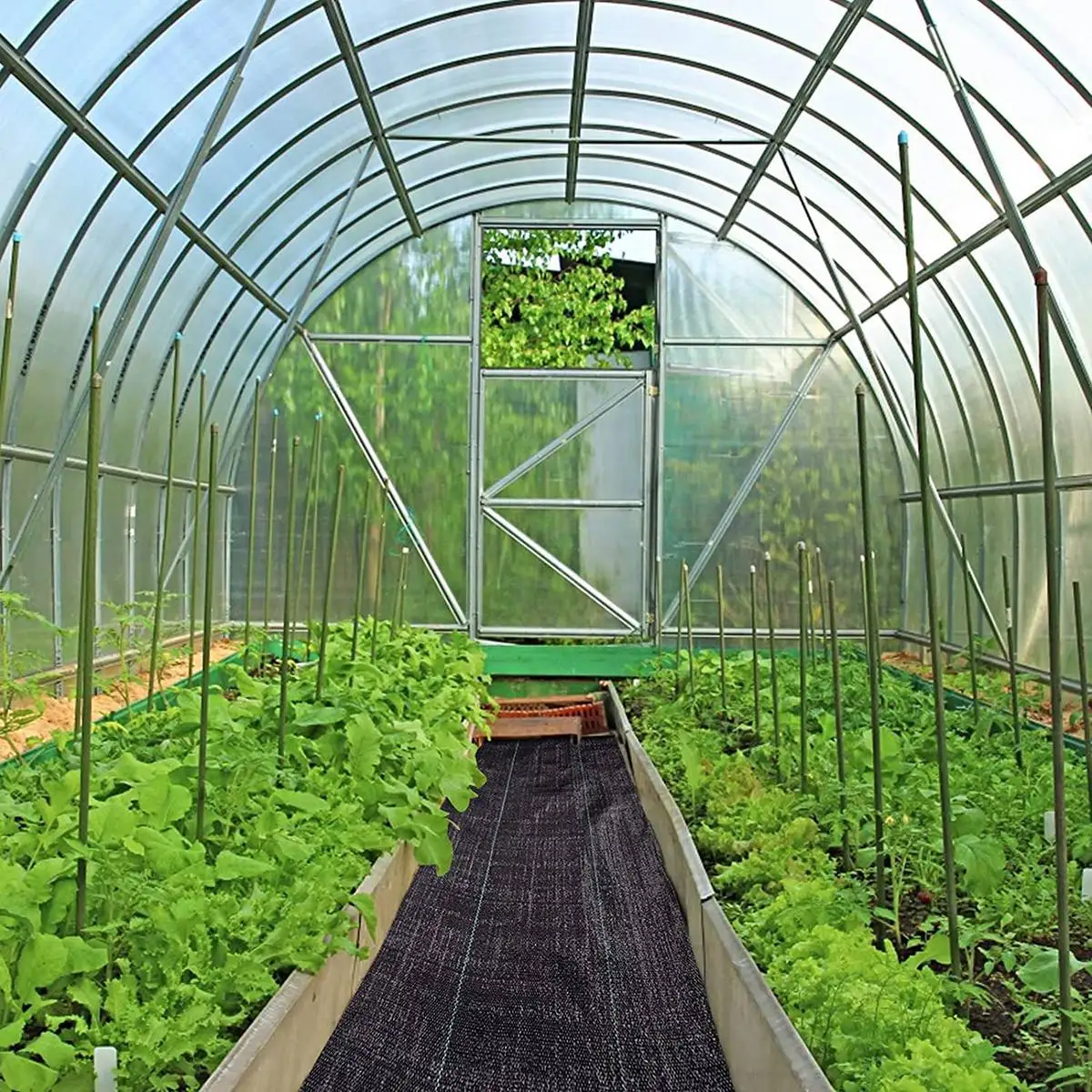 3.5Ft X 50Ft Garden Weed Barrier Landscape Fabric Heavy Duty Weed Block Gardening Mat,Weed Control Garden Clothab13