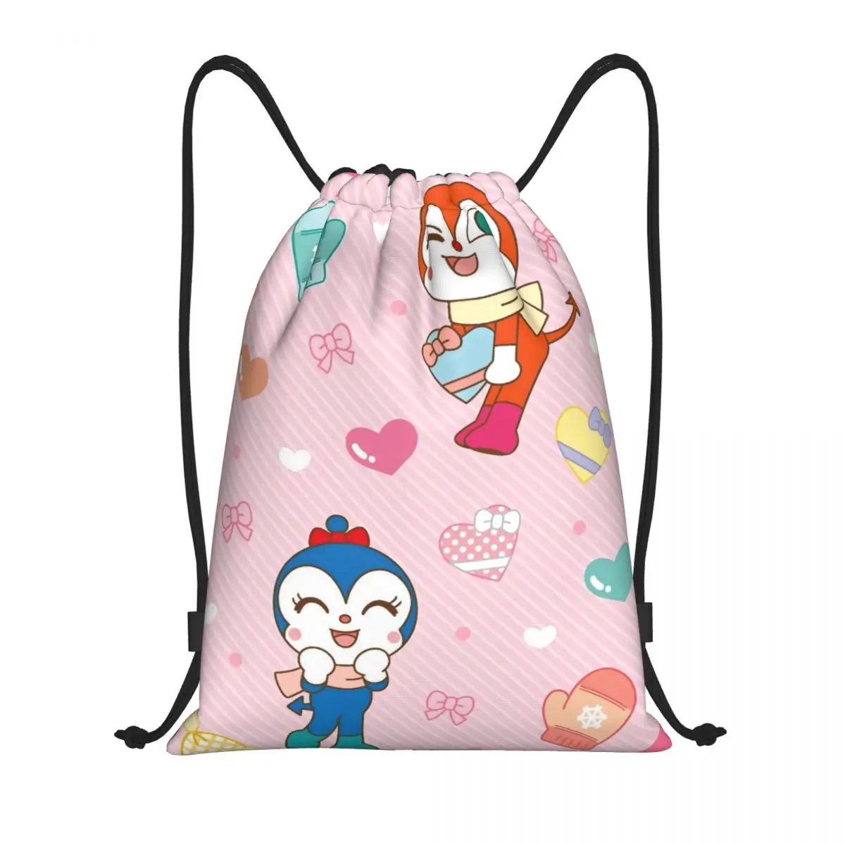 

Модный рюкзак на шнурке A-Anpanmanes, спортивная сумка для спортзала для женщин и мужчин, тренировочный рюкзак с героями мультфильмов