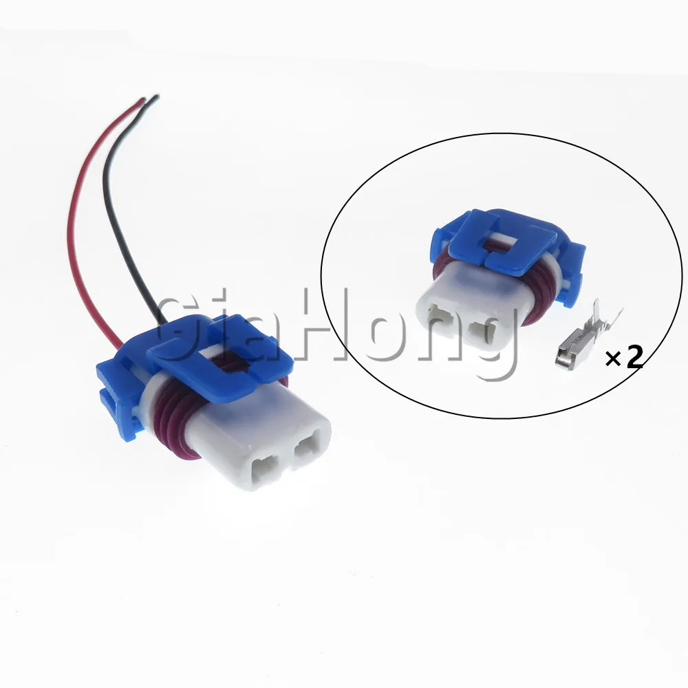 

1 Set 2 Ways AC Assembly 9005 Automotive Ceramics Light Socket For Car Fog Lamp Connector