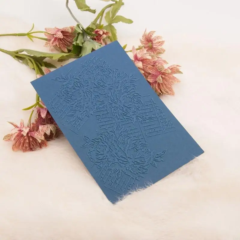 Q39B Leaf Embossing Folders Leaves Embossing Stencils for Greeting Card Wedding Invitation Making DIY Scrapbooking Album