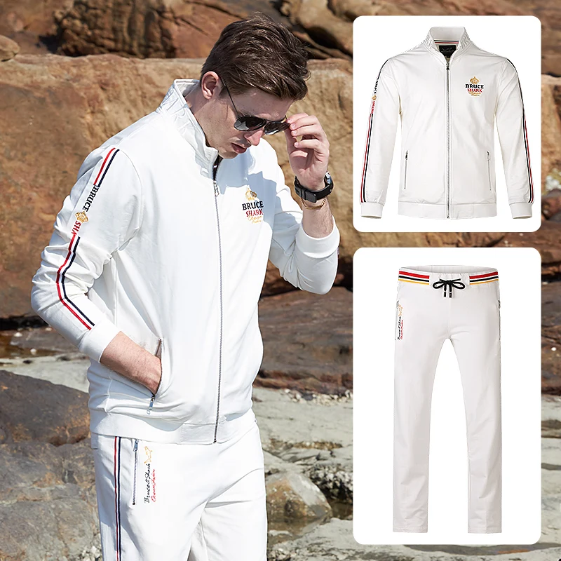 NEW Men Tracksuit Top Quality Sport wear Sets Men Jogging Suit 2pieces loos Keep Basball Fashion Casual Style Jumping runing big