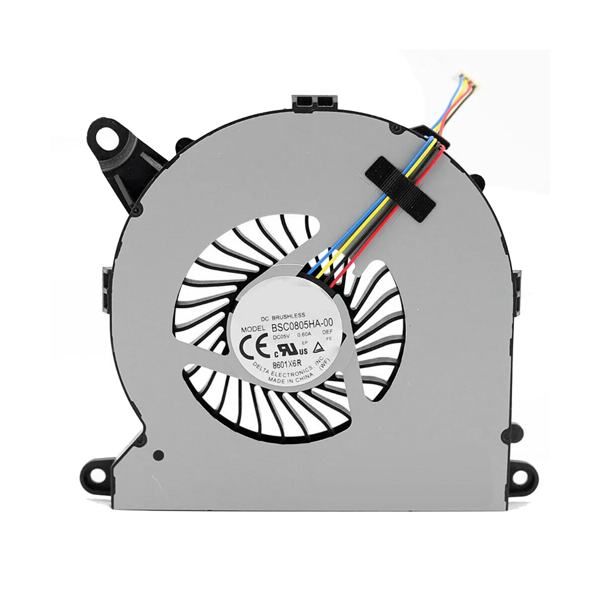 Ventilador de refrigeración de CPU para Intel NUC8I7BEH, NUC8, I3, I5, I7, BSC0805HA-00, DC05V, 0.60A, 1Z24L9R, 4 pines