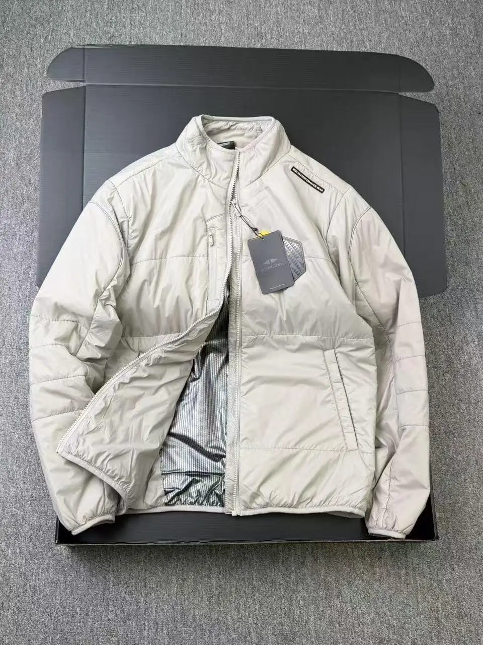 Lightweight Cotton Jacket Men's Autumn Winter Outdoor Casual Style Zipper Pocket Warm Nylon Fabric Thin Model Exclusive Onlin...