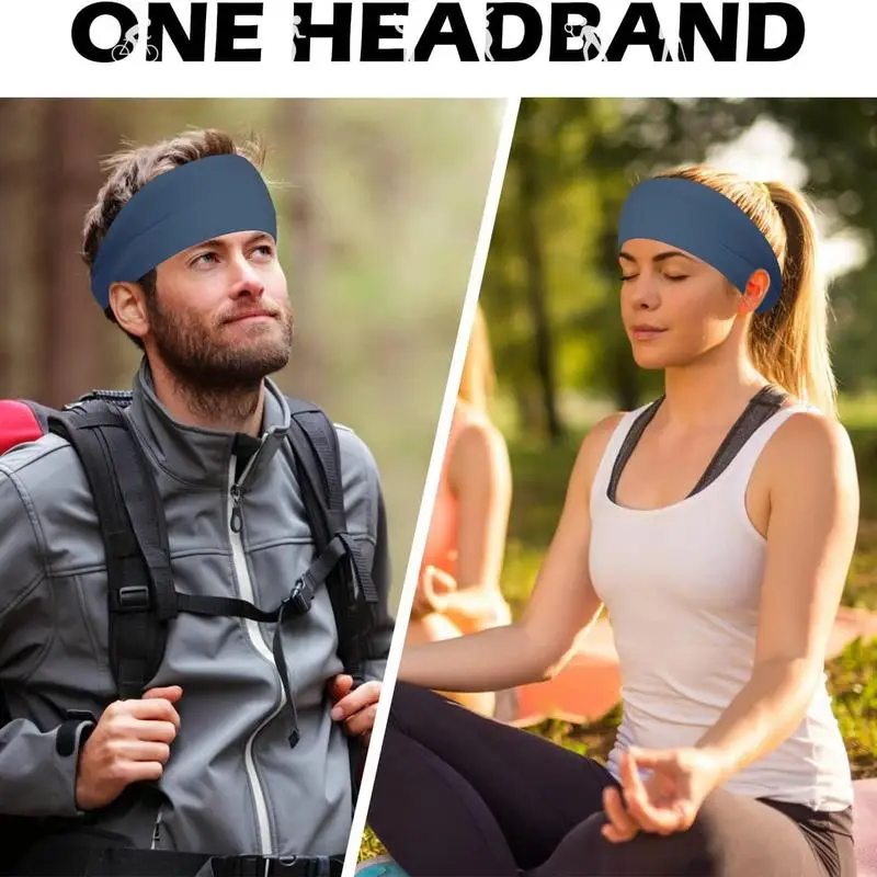 

Sweatbands For Men Breathable Running Headband Men Headband Comfortable Athletic Headband Sweat Wicking Headband For Running