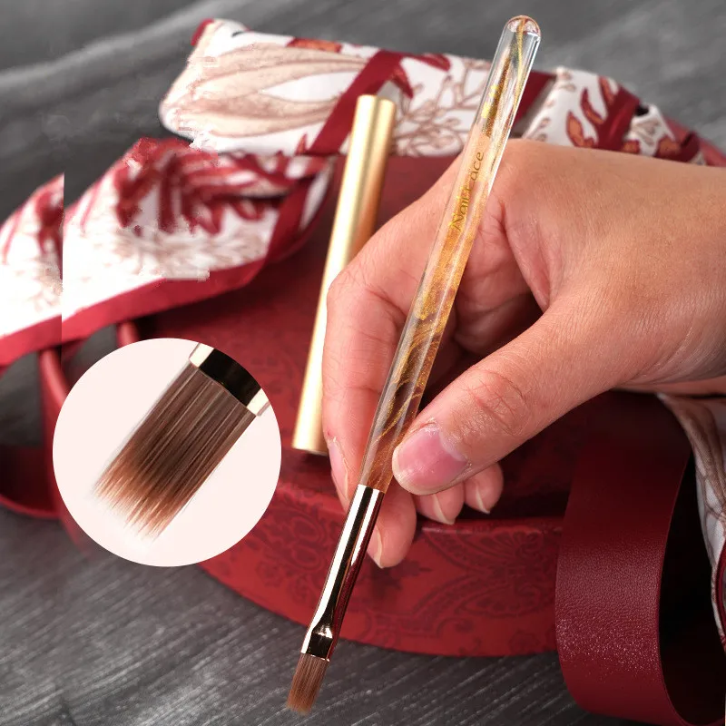 2Style Nail Ombre Brush Nail Art Painting Pen Brush Gradient Color  Acrylic Nail Drawing Pen