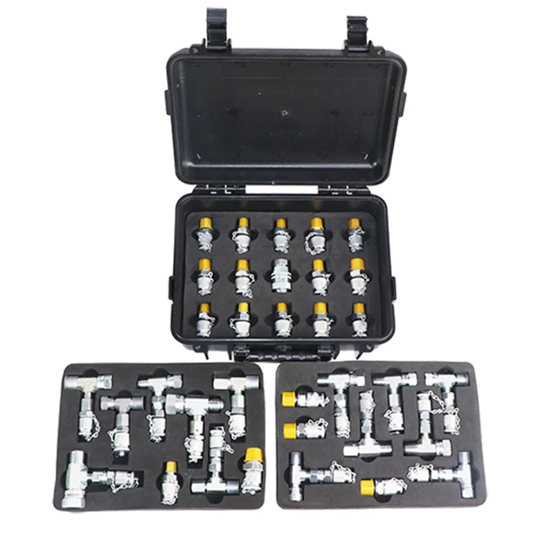

Factory Price 20 Joints 14 Tees Excavator Pressure Test Tee Pilot Distribution Valve Travel Hydraulic Maintenance Pressure G
