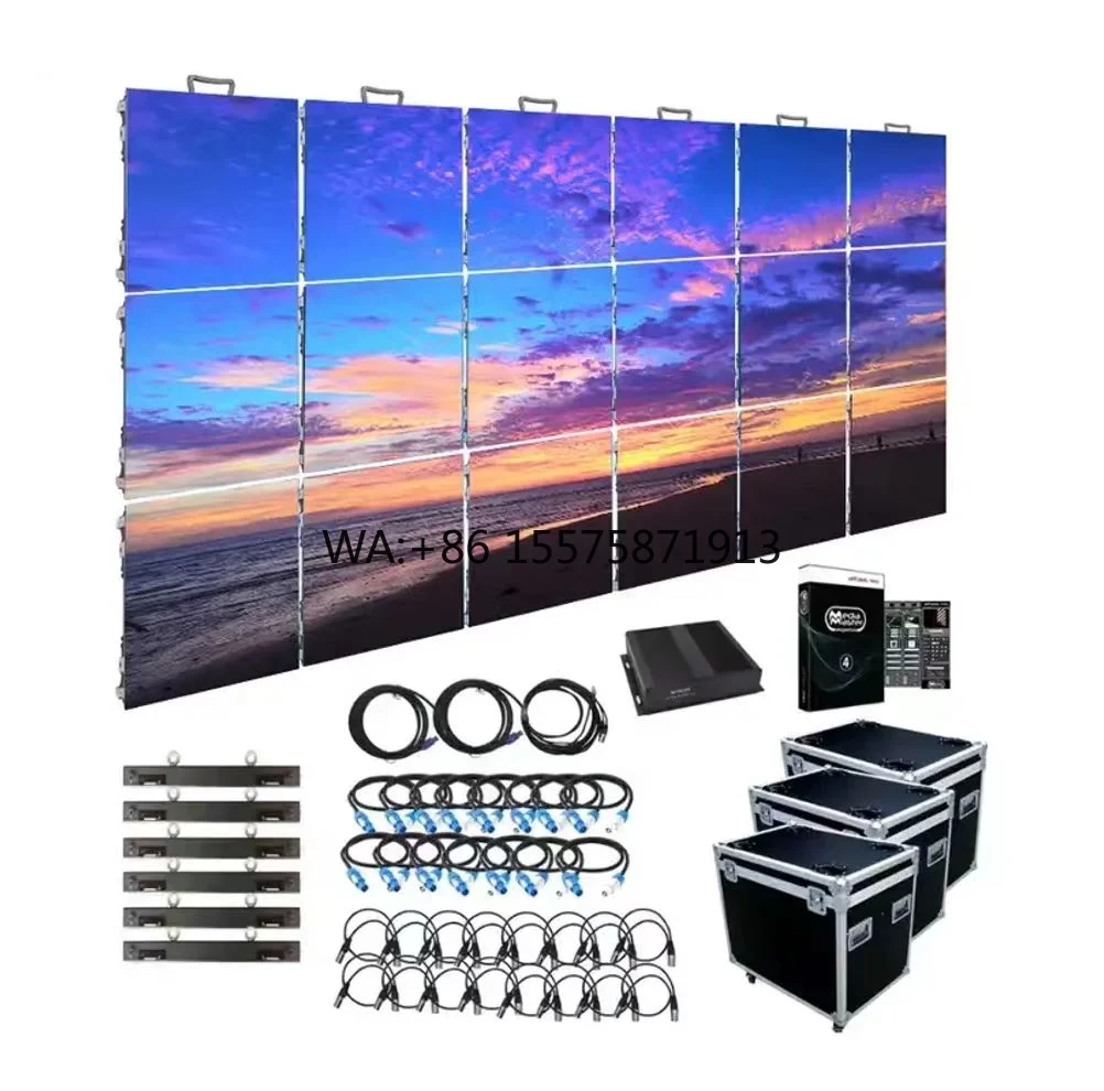 

Factory Price Led Display Screen P2.6 P2.9 P3.91 P4.81 Indoor Outdoor Pantalla Led Panel for Stage Event Weeding Rental