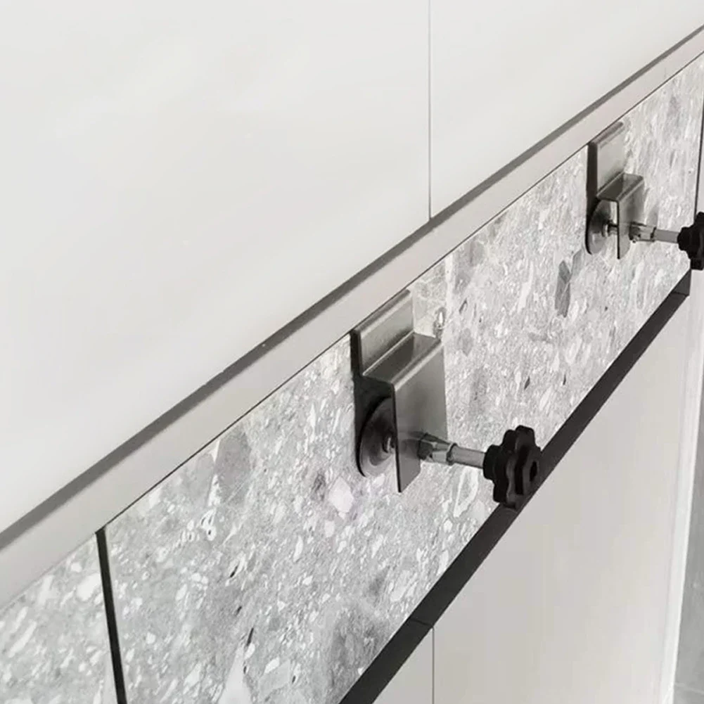 Kit adattatore per supporto per morsetti per installazione frontale universale da 2 pezzi, aiuta lo strumento per maschere, clip di fissaggio regolabile per la lavorazione del legno