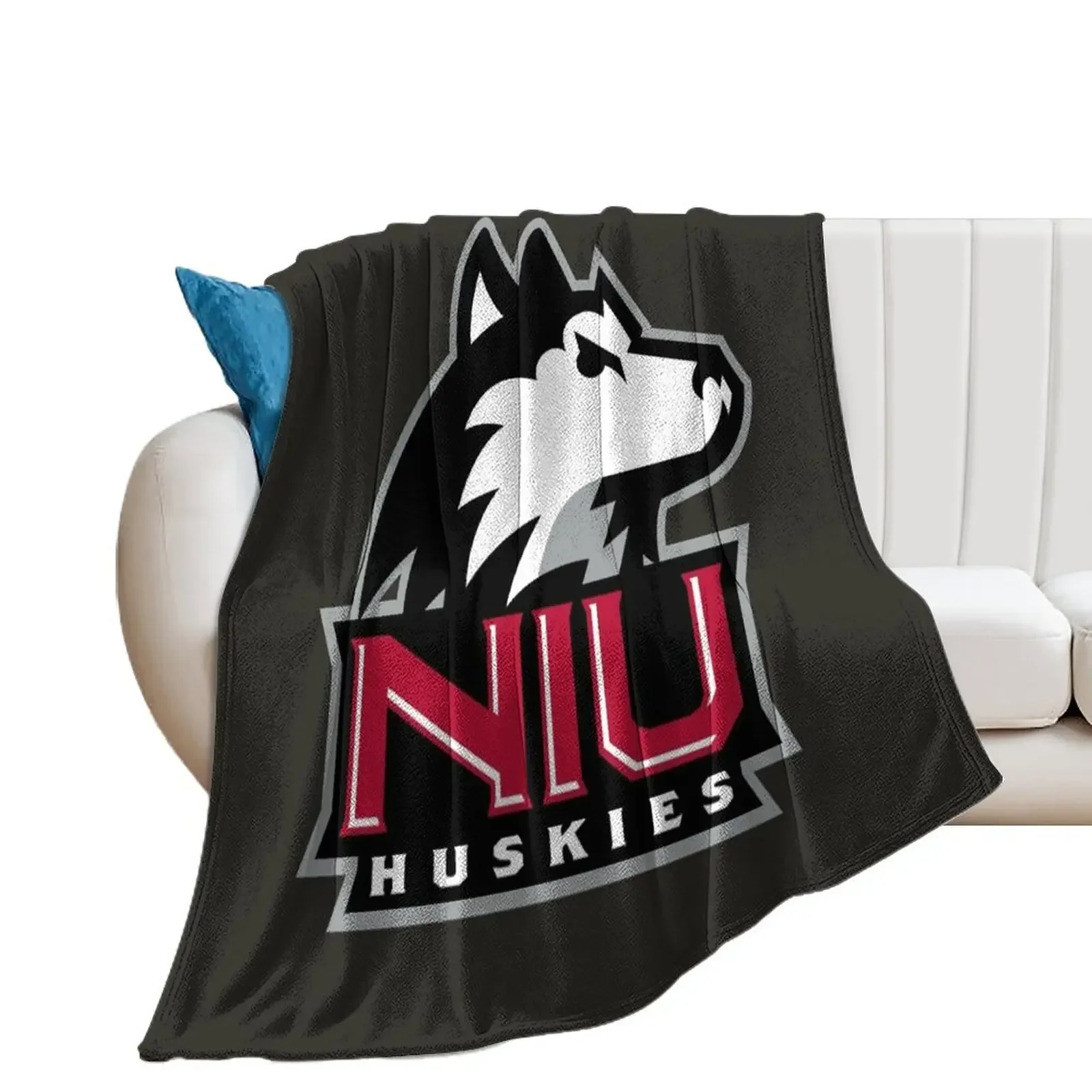 Northern Illinois Huskies Throw Blanket Luxury Brand Beach Blankets