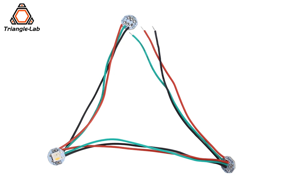 C Trianglelab RGB Mini Button PCB Voron StealthBurner Neopixel RGB LED Kit Voron2.4 Trident 3D-Drucker PTFE-Kabelbaum – Detail 7