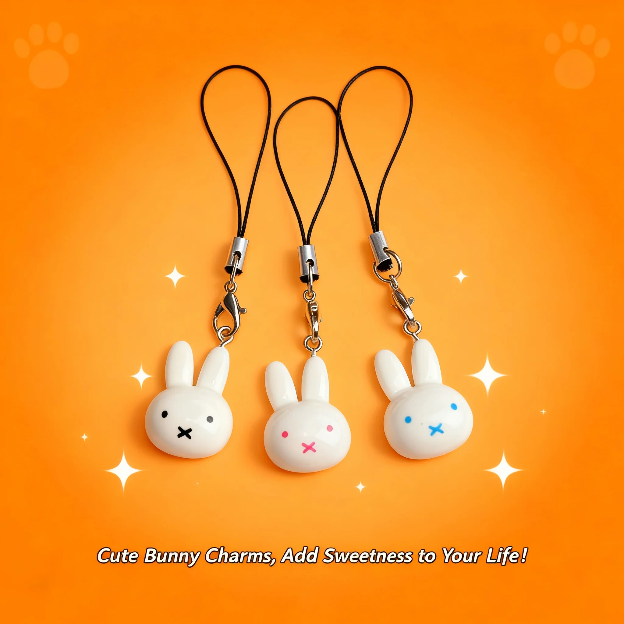 Miffy Couple Pendant Cute Backpack Decoration Cartoon Rabbit Keychain Phone Chain Kawaii Toy Gift