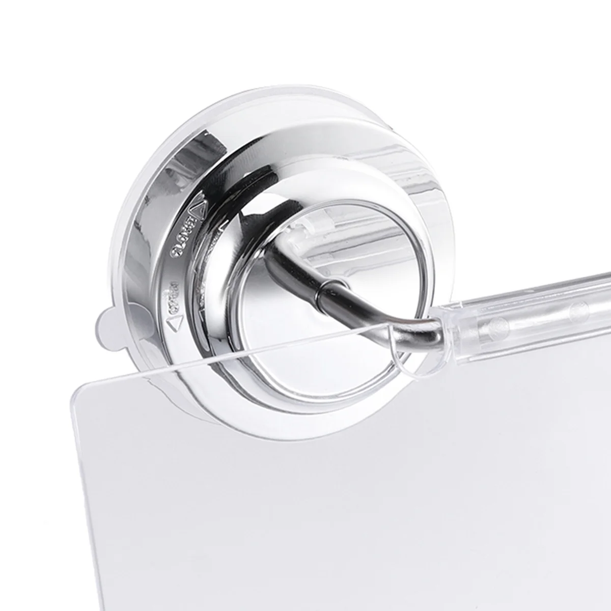 

1pc Stainless Steel Toilet Paper Holder Suction Cup Wall Mount Paper Hanger Roll Stand Silver For Home Washroom Use