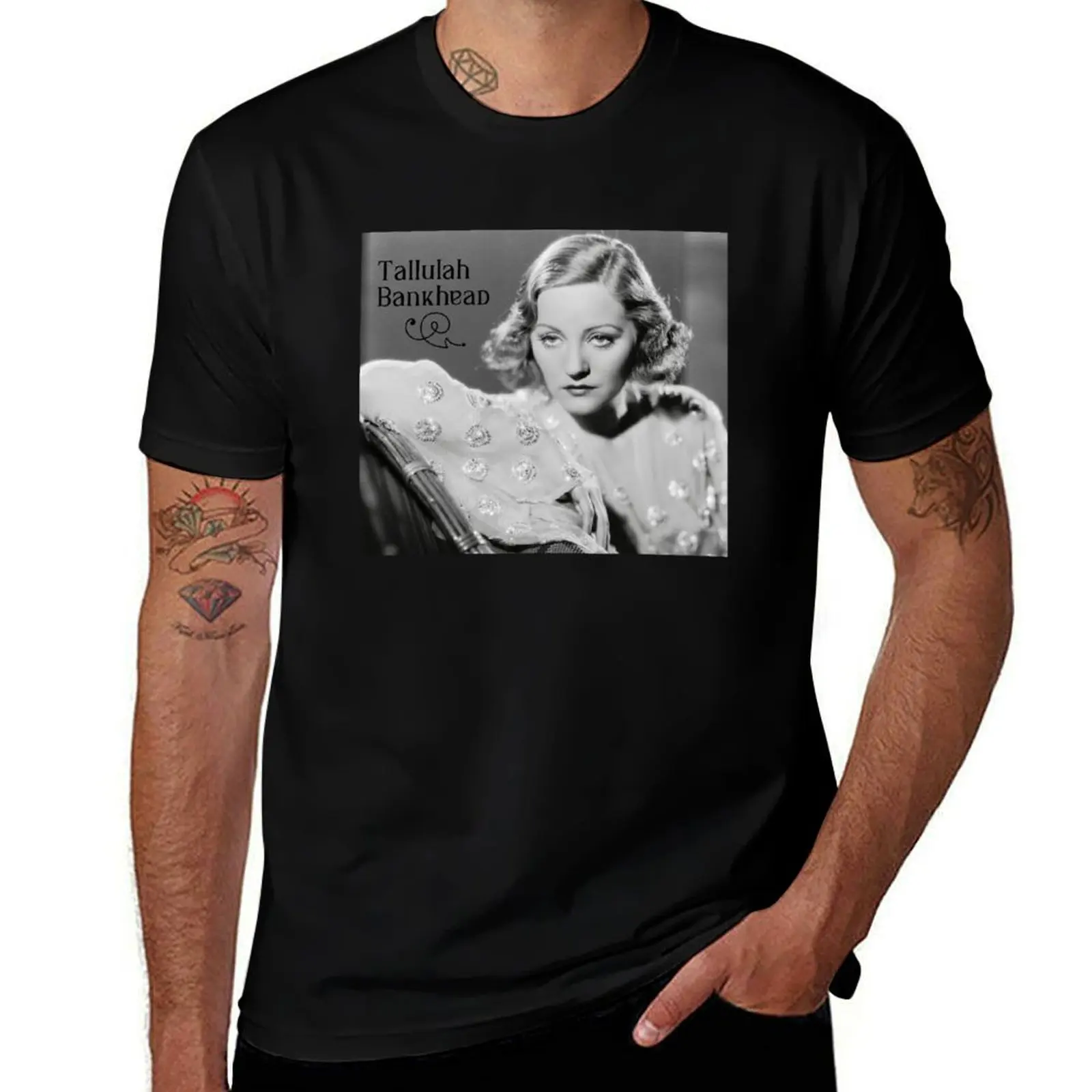 

Tallulah Bankhead T-Shirt man t shirts graphic t shirt man plain t shirts with prints T-Shirt
