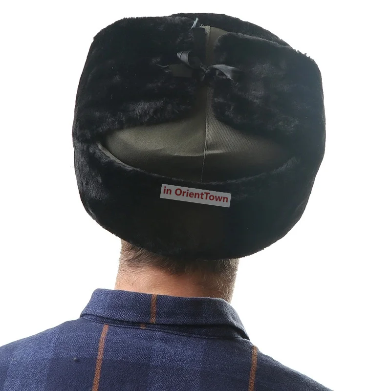 Soviet CCCP Emblem Lei Feng Hat Windproof Warm Ear Protection Headgear USSR Men and Women Outdoor Cycling Russian Warm Cap