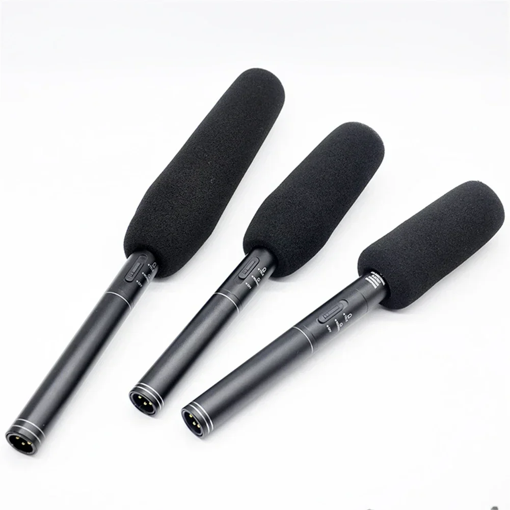 High-density Thicken Foam Sponge Mic Windscreen Cover Suitable For Inner Diameter 20~22cm Long Interview Microphone Camera Mic