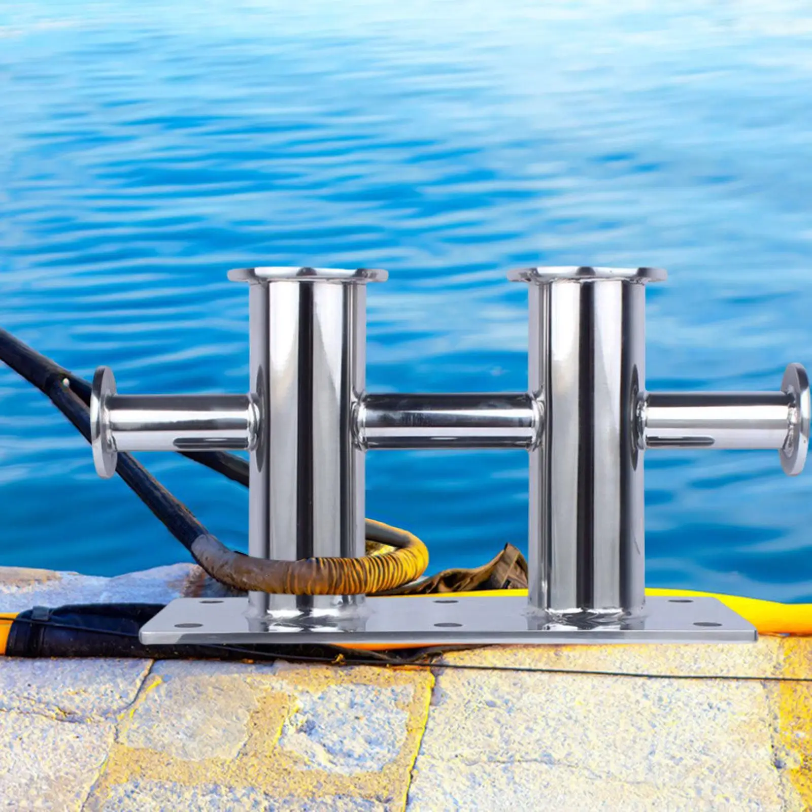 

Double Cross Bollard Professional Mooring Bitt Cleat for Fishing Boats