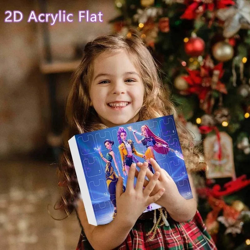 جديد Kpop شيطان الصيادين تقويم القدوم K البوب شيطان الصيادين رومي ميرا زوي النمر عيد الميلاد العد التنازلي تقويم القدوم هدية 24 يوما #2