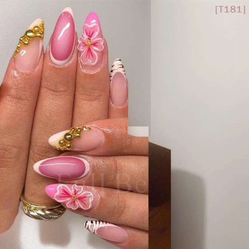 2 Pcs 3d Flower Silicone Nail Mold Lily Five-Petal Flower Nail Transparent Mold Diy Nail Art Decoration Manicure Design Tools