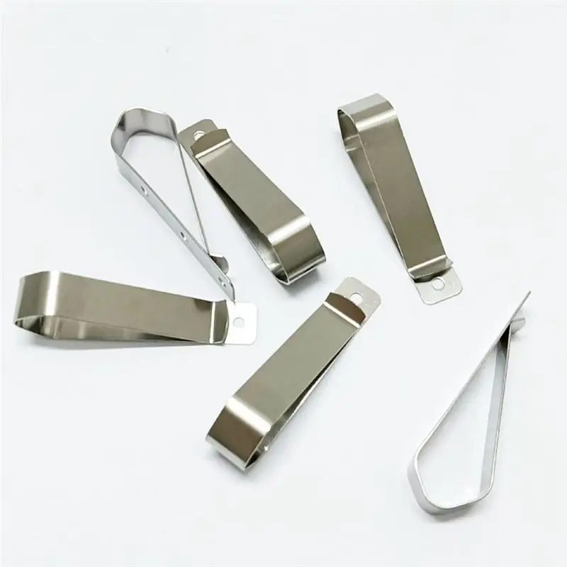 A25P Replacement Stainless Steel Steal Garage Door Opener Clip 50PCS For Liftmaster, Sears Chamberlain Remote Systems