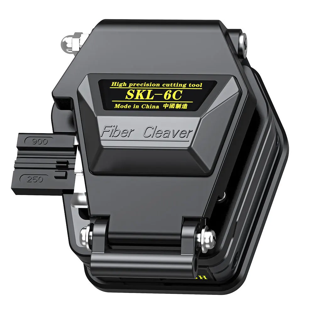High Precision Fiber Optic Cleaver 3-in-1 Cutter with Auto-Rebound Anti-Fiber Break Rubber Pressure Pad Fiber Optic Cable Cut