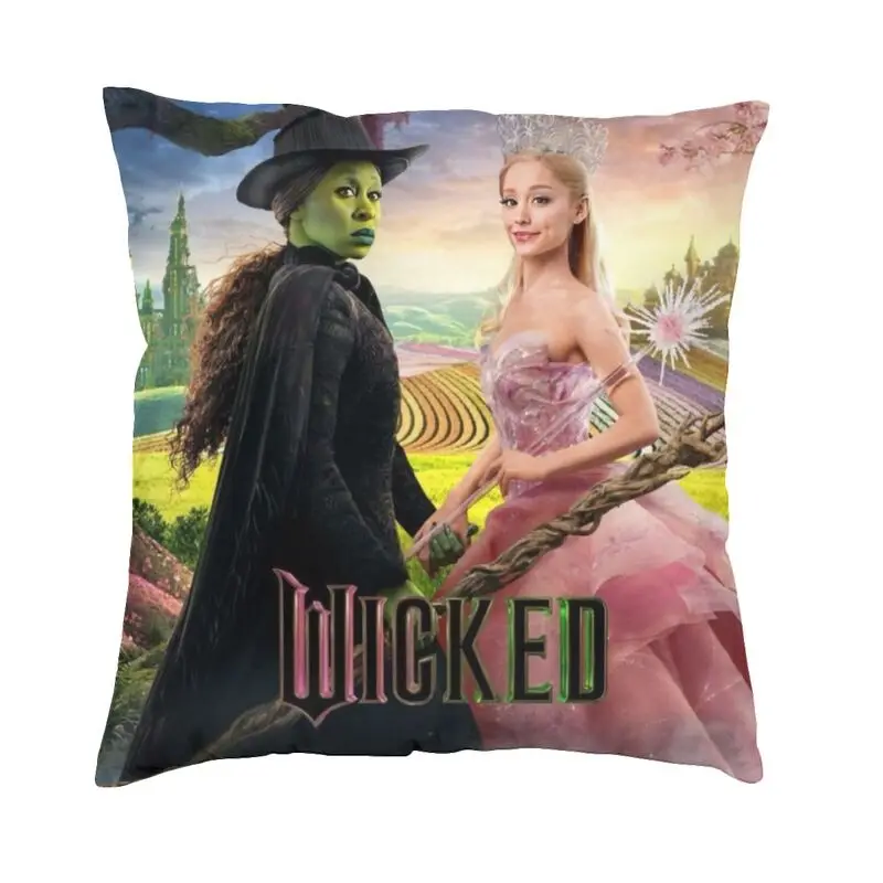 Custom Modern Wickeds Musical Movie Sofa Cushion Cover Soft Pillow Case for Living Room Pillowcase