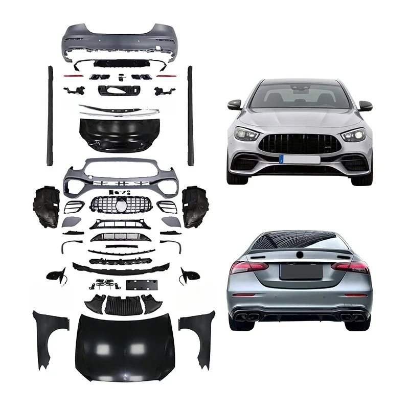 Economical Old To New Conversion Body Kit Front Bumper Hood Rear Bumper Taillight Sport Universal Fit Car Auto Guard