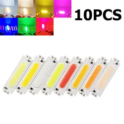 10PCS 60*15mm 2W COB LED Chips For Bright Grow Source Diodes Board Strip Module Full On DIY Spectrum Super Bar Red Matrix 12V